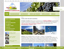 Tablet Screenshot of hotelinfo-suedtirol.com